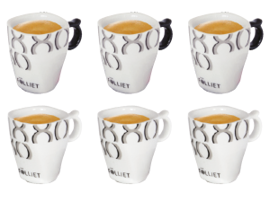 6 tasses à café 1880