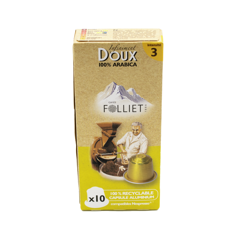 Doux - Capsules compatibles Nespresso® x10