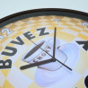 Horloge murale "Buvez Choky"