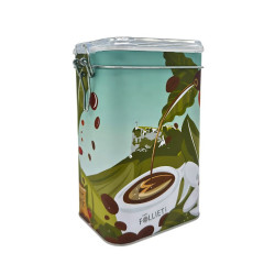 Boîte à café en métal  | Design exclusif Black Peuf x Cafés Folliet