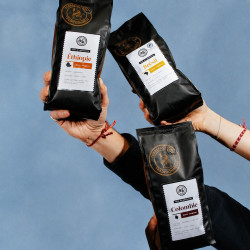 Collection cafés de spécialité 3×500g grains | Cafés Folliet