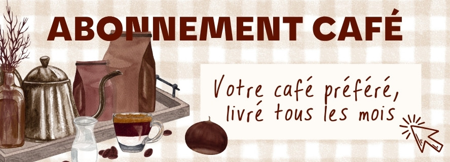 Bannière abonnement café